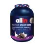 אבקת חלבון אול אין - allin Whey protein 2kg האבקה מציעה תשלובת חלבון גבוהה שתורמת לבניית שרירים ולהתאוששות מהירה אחרי אימונים אינטנסיביים. כל מנה מספקת את הרכיבים התזונתיים החשובים ביותר לגוף, מסייעת בהפחתת זמן ההתאוששות ומביאה לתוצאות מיידיות ומורגשות. היא גם מצוינת להשלמת חלבון בתפריט יומיומי, במיוחד אם אתה נמצא בתהליך של חיטוב או עלייה במסת שריר. אבקת החלבון אול אין מגיעה עם יתרון נוסף – היא נחשבת לאבקת החלבון המובילה בישראל בזכות איכותה הבלתי מתפשרת ומבחר הטעמים הרחב שמתאים לכל טעם אישי. אם חשוב לך לשמור על תוצאות מרשימות ולא לוותר על טעם נהדר, אבקת החלבון אול אין היא המענה המושלם. ערכים תזונתיים לאבקת חלבון אול אין: רכיב 100 גרם 33 גרם (מנת הגשה) אנרגיה (קלוריות) 388 קלוריות 128 קלוריות סך השומנים (גרם) 4.6 גרם 1.5 גרם חומצות שומן רוויות (גרם) 2.5 גרם 0.8 גרם חומצות שומן טראנס (גרם) פחות מ-0.5 גרם פחות מ-0.5 גרם כולסטרול (מ"ג) 187 מ׳׳ג 62 מ׳׳ג נתרן (מ"ג) 342 מ׳׳ג 113 מ׳׳ג סך הפחמימות (גרם) 8.6 גרם 2.8 גרם סוכרים (גרם) 4.3 גרם 1.4 גרם חלבונים (גרם) 78 גרם 26 גרם הערכים התזונתיים עשויים להשתנות במעט בין הטעמים השונים. רכיבים: חלבון מי גבינה מרוכז (98%), מתחלב (לציטין, חמניות), חומרי טעם וריח, מלח שולחן, ממתיקים (אססולפם קיי, סוכרלוז). אלרגנים: מכיל: רכיבי חלב (כולל לקטוז). הרכיבים עשויים להשתנות במעט בין הטעמים השונים. הוראות שימוש: לערבב בשייקר כף אחת (33 גרם) של אבקה עם 240 מ"ל של מים קרים או חלב עד להמסה מלאה. המלצת שימוש: ביום האימון יש לקחת מנת הגשה אחת (33 גרם) מיד לאחר אימון ומנה נוספת בין הארוחות. ביום ללא אימון לקחת מנה אחת בבוקר או בין הארוחות. אזהרות: יש להרחיק מהישג ידם של ילדים. נשים בהריון, נשים מניקות, אנשים הנוטלים תרופות מרשם וילדים – יש להיוועץ ברופא. הוראות אחסון: יש לאחסן במקום קריר ויבש, להמנע מחשיפה של המוצר לשמש. כשר חלבי בהשגחת הרב וייטמן – רב תנובה. מכיל אבקת רכיבי חלב נוכרים – בהשגחת רבנות