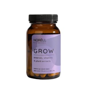 כמוסות GROW של נוראל - תוסף לצמיחת שיער ובריאות כללית